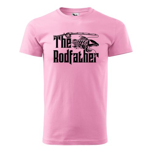Póló The rodfather  mintával - Rózsaszín XXL méretben