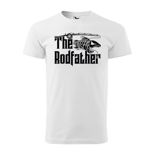 Póló The rodfather  mintával - Fehér XXL méretben