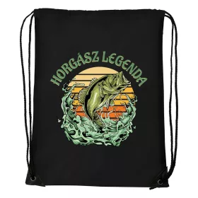 Horgász legenda - Sport táska fekete