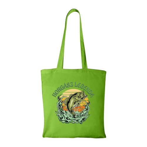 Horgász legenda - Bevásárló táska zöld