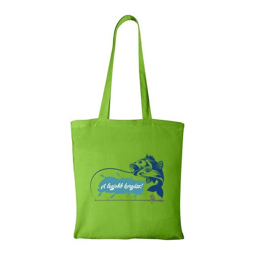 A legjobb horgász! - Bevásárló táska zöld