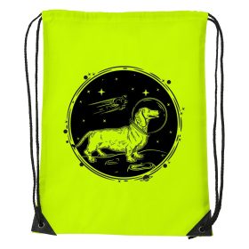 Asztronauta tacskó - Sport táska sárga