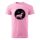 Póló Asztronauta tacskó  mintával - Rózsaszín S méretben