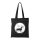 Asztronauta tacskó - Bevásárló táska fekete
