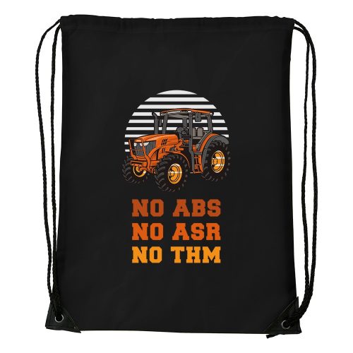 No ABS No ASR No THM - Sport táska fekete
