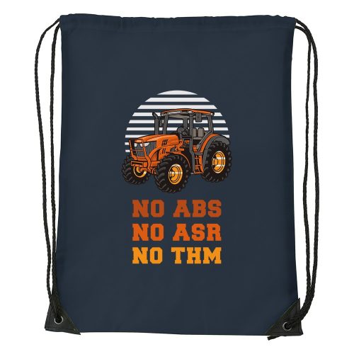No ABS No ASR No THM - Sport táska navy kék