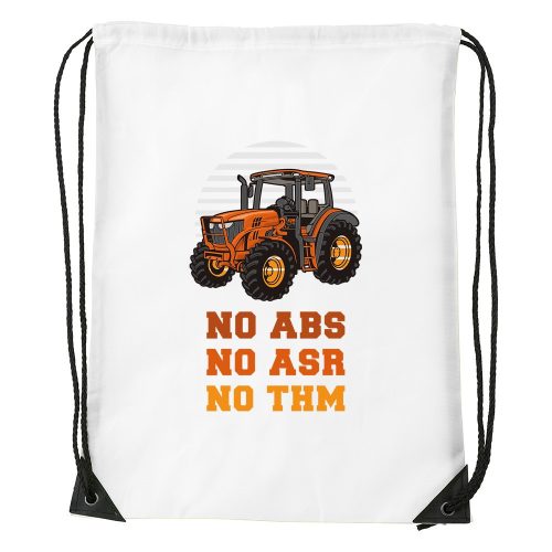 No ABS No ASR No THM - Sport táska fehér