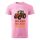 Póló No ABKS No ASR No THM  mintával - Rózsaszín XL méretben