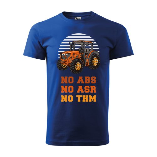 Póló No ABKS No ASR No THM  mintával - Kék L méretben