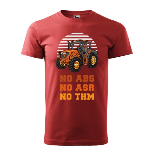 Póló No ABKS No ASR No THM  mintával - Terrakotta M méretben