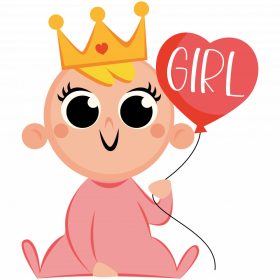 Girl baby - Sport táska fehér