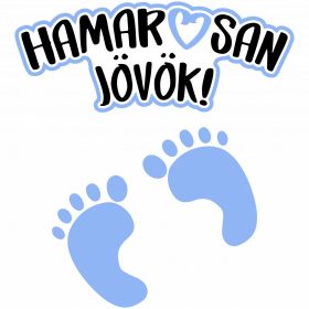 Hamarosan jövök! Fiú - Bevásárló táska fekete