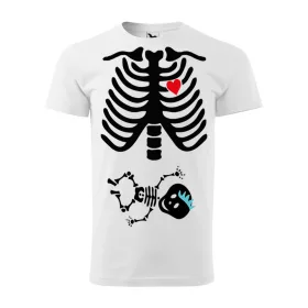Póló Csontváz baba  mintával - Fehér