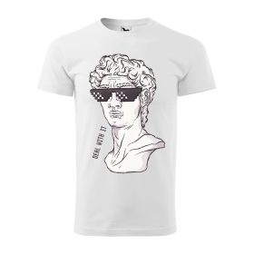 Póló Dávid  mintával - Fehér