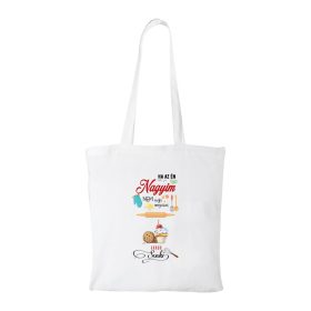   Ha az én nagyim nem tudja megsütni - Bevásárló táska fehér