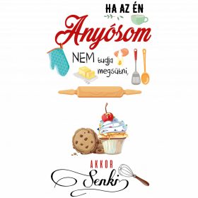 Ha az én anyósom nem tudja megsütni - Sport táska fehér