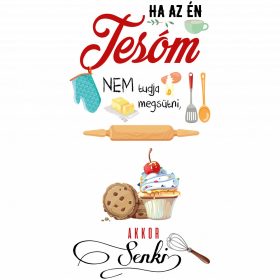 Ha az én tesóm nem tudja megsütni - Sport táska fehér