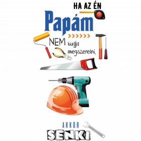 Ha az én papám nem tudja megszerelni - Sport táska fehér