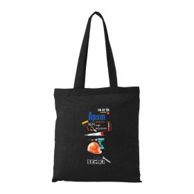   Ha az én apum nem tudja megszerelni - Bevásárló táska fekete