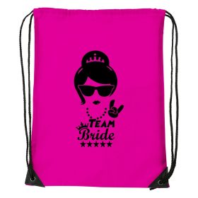 Team Bride - Sport táska magenta v2