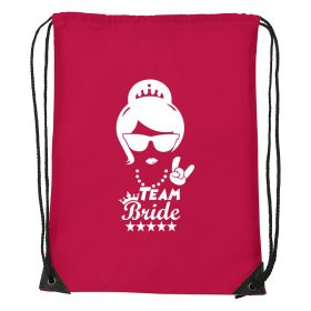 Team Bride - Sport táska piros v2