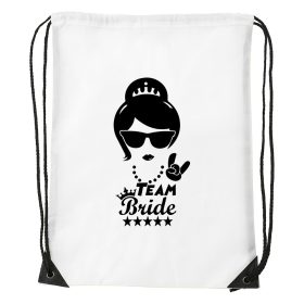 Team Bride - Sport táska fehér v2