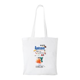   Ha az én apósom nem tudja megszerelni - Bevásárló táska fehér