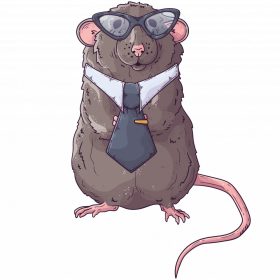 Patkány - Sport táska fehér