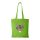 Szarvas fejhallgatóval - Bevásárló táska zöld