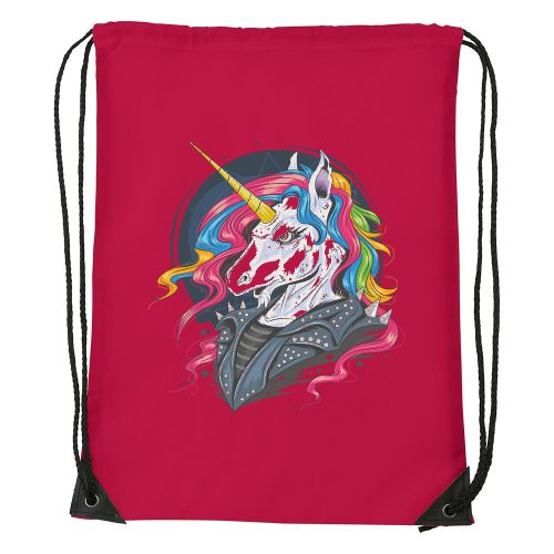 Punk unicorn - Sport táska piros