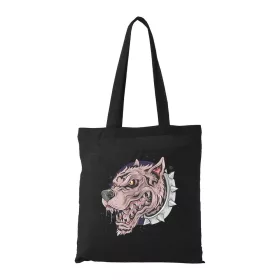 Mérges kutya - Bevásárló táska fekete