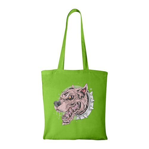 Mérges kutya - Bevásárló táska zöld