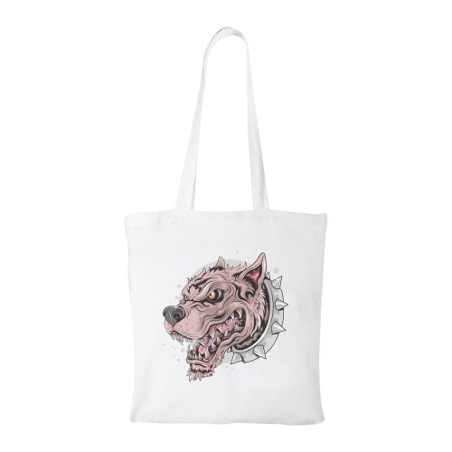 Mérges kutya - Bevásárló táska fehér