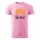 Póló Be bee  mintával - Rózsaszín XL méretben