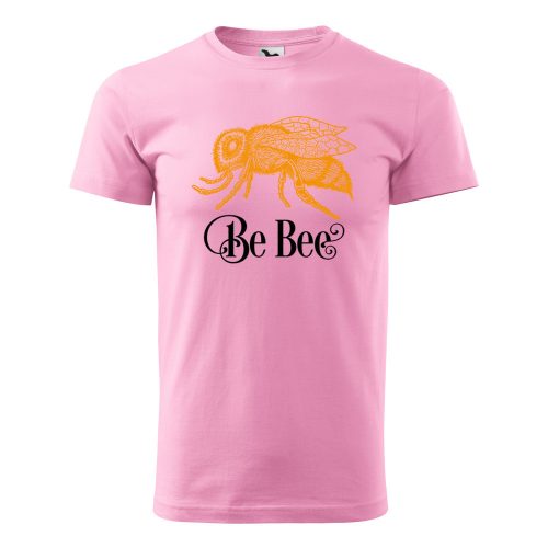 Póló Be bee  mintával - Rózsaszín XL méretben
