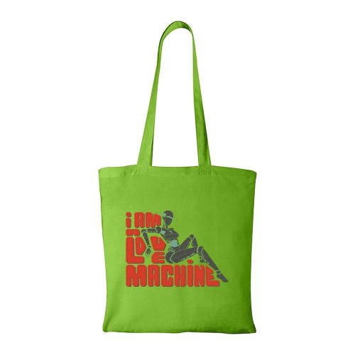 I am a love machine - Bevásárló táska zöld