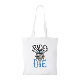 Ride or die - Bevásárló táska fehér