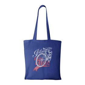I love to my bike - Bevásárló táska kék