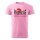 Póló Nyugdíjas  mintával - Rózsaszín XL méretben