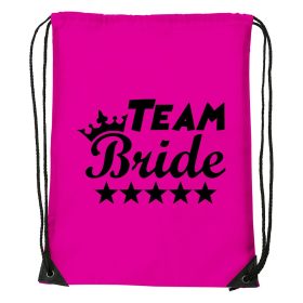 Team Bride - Sport táska magenta v3