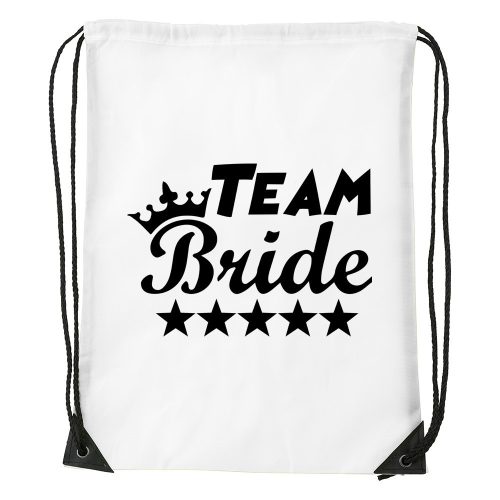 Team Bride - Sport táska fehér