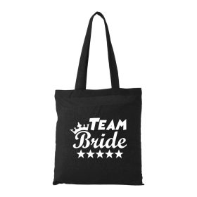 Team Bride - Bevásárló táska fekete v3