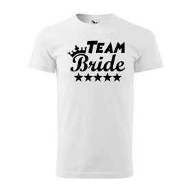 Póló Team bride  mintával - Fehér v4