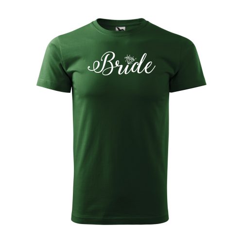 Póló Bride  mintával - Zöld L méretben