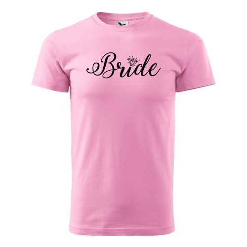 Póló Bride  mintával - Rózsaszín S méretben