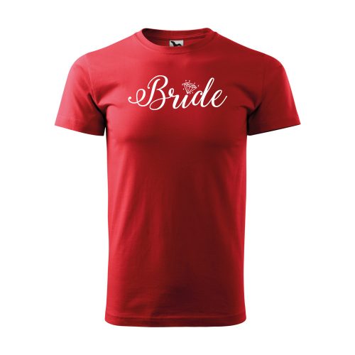 Póló Bride  mintával - Piros XXL méretben