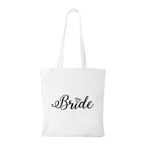 Bride - Bevásárló táska fehér