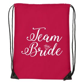 Team Bride - Sport táska piros v4