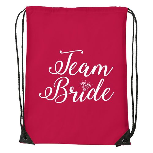 Team Bride - Sport táska piros