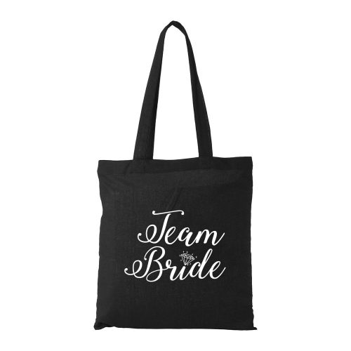 Team Bride - Bevásárló táska fekete